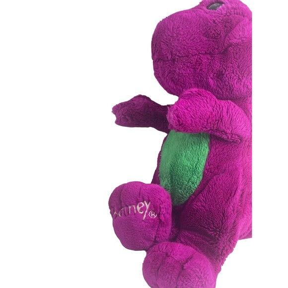 Vintage Barney The Dinosaur 12" Plush 1992 Lyons Group Purple Stuffed Toy - Picture 6 of 15